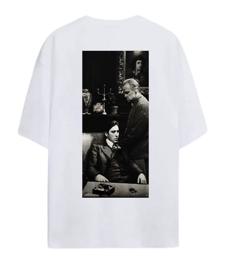 Godfather Inspired FNB Oversized White Tee