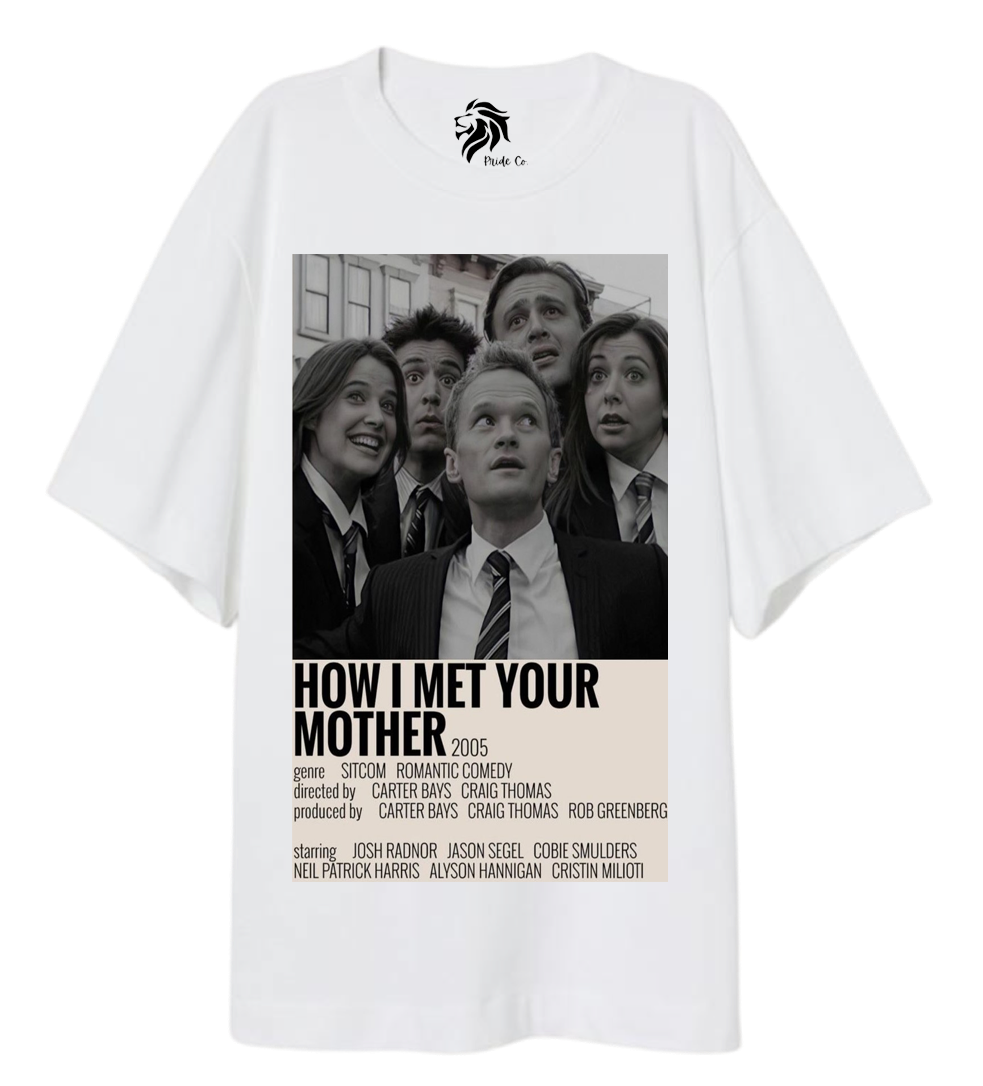 How I Met Your Mother Oversized White Tee