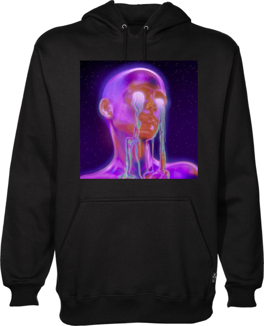 Neon Psy Black Hoodie