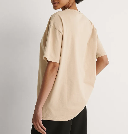 A Beige Your loss, babe. Oversized Tee