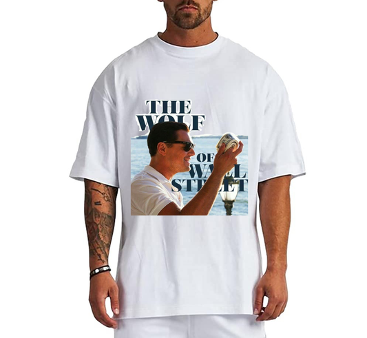 The Wolf Of Wall Street 2013 Oversized White Tee